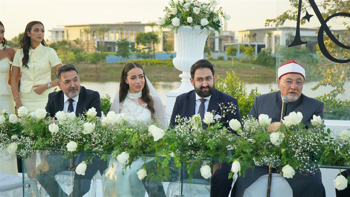 صور عقد قران نجل الإعلامي خيري رمضان 