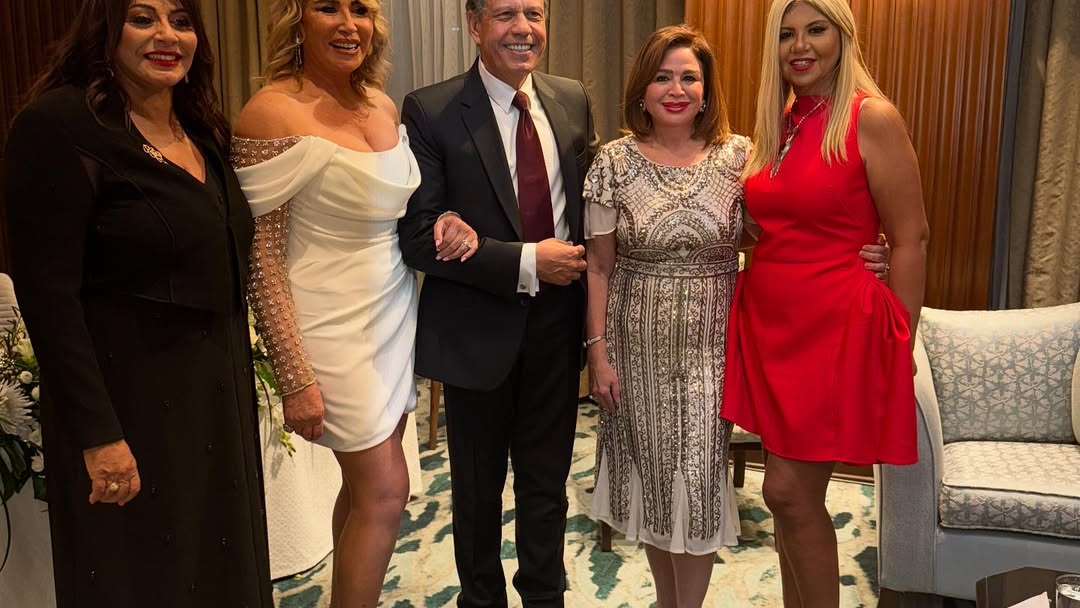 إلهام شاهين وبوسي شلبي وهالة صدقي في عقد قران إيناس الدغيدي