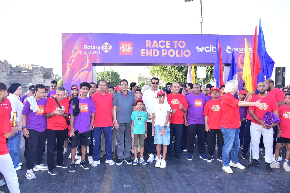 مارثون الأقصر بحضور نائب المحافظ