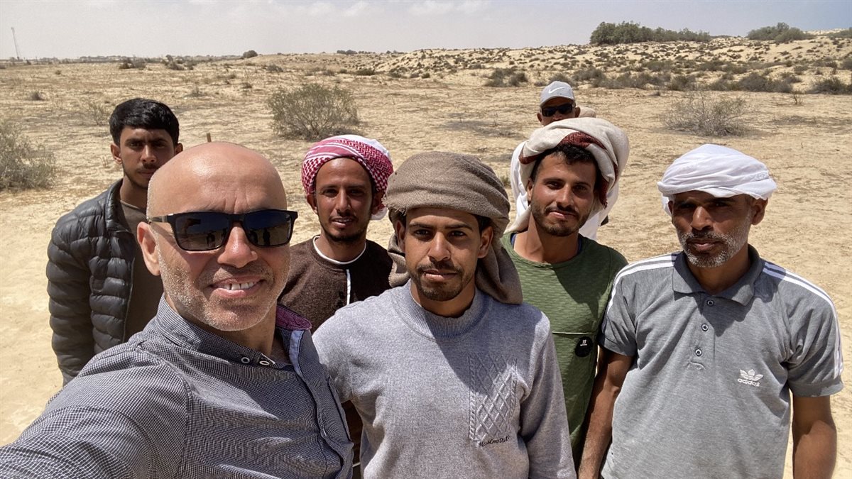 أبطال البعثة الأثرية يكتبون صفحة جديدة في تاريخ سيناء