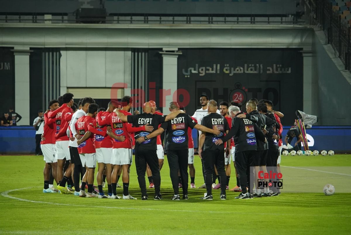 <strong>صور مران منتخب مصر </strong>