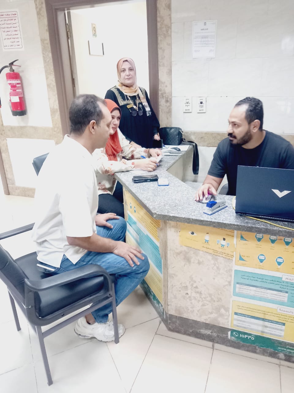 أحمد مرتضى منصور يجري الكشف الطبي داخل مستشفي العجوزة تمهيدا لترشحة بانتخابات مجلس النواب