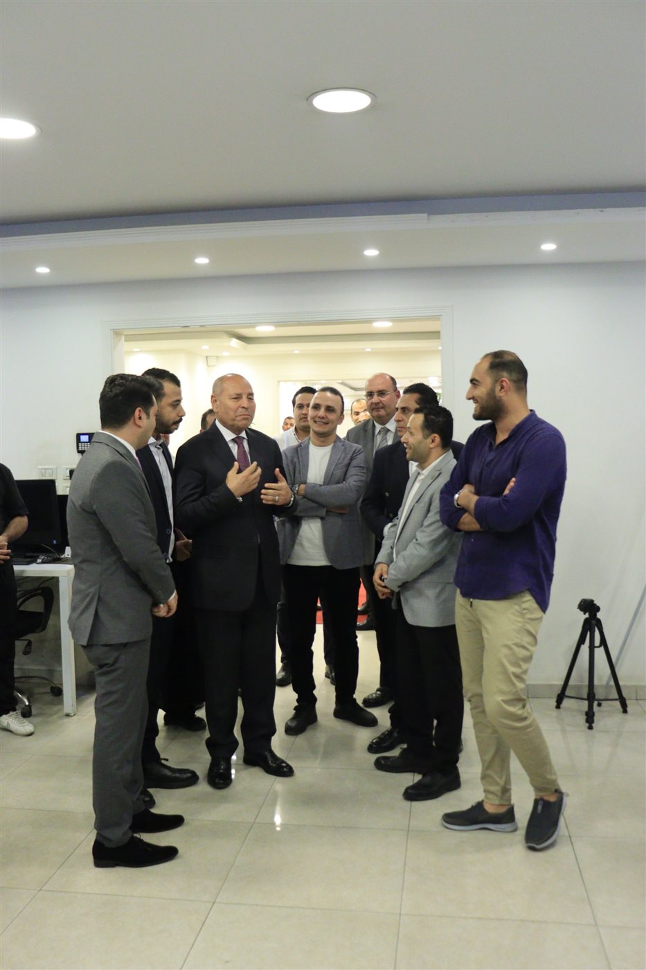  محافظ القاهرة في صالة تحرير موقع القاهرة 24 