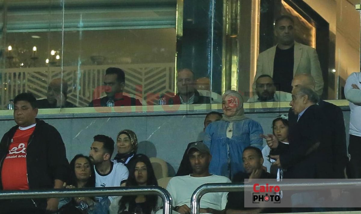 <strong>ييس توروب في مدرجات ستاد القاهرة </strong>