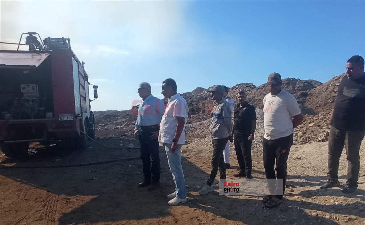 حريق منطقة الشادوف ببورسعيد 