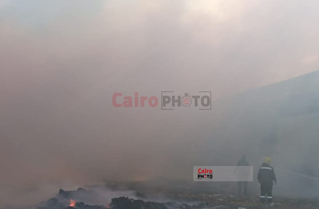 حريق منطقة الشادوف ببورسعيد 