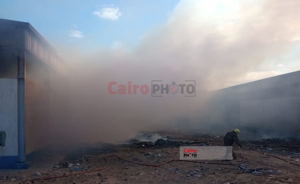 حريق منطقة الشادوف ببورسعيد 