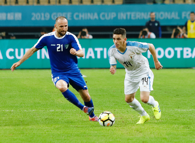 موعد بث مباشر مباراة أوزبكستان ضد الأوروغواي الودية