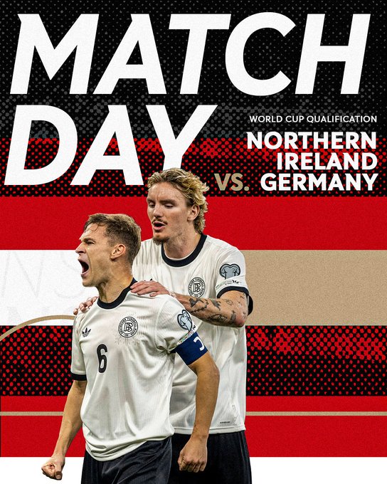 موعد مباراة ألمانيا ضد أيرلندا الشمالية بث مباشر