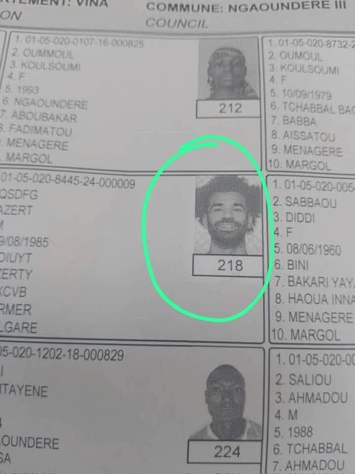 ظهور محمد صلاح كناخب كاميروني عبر منصة Elecam 