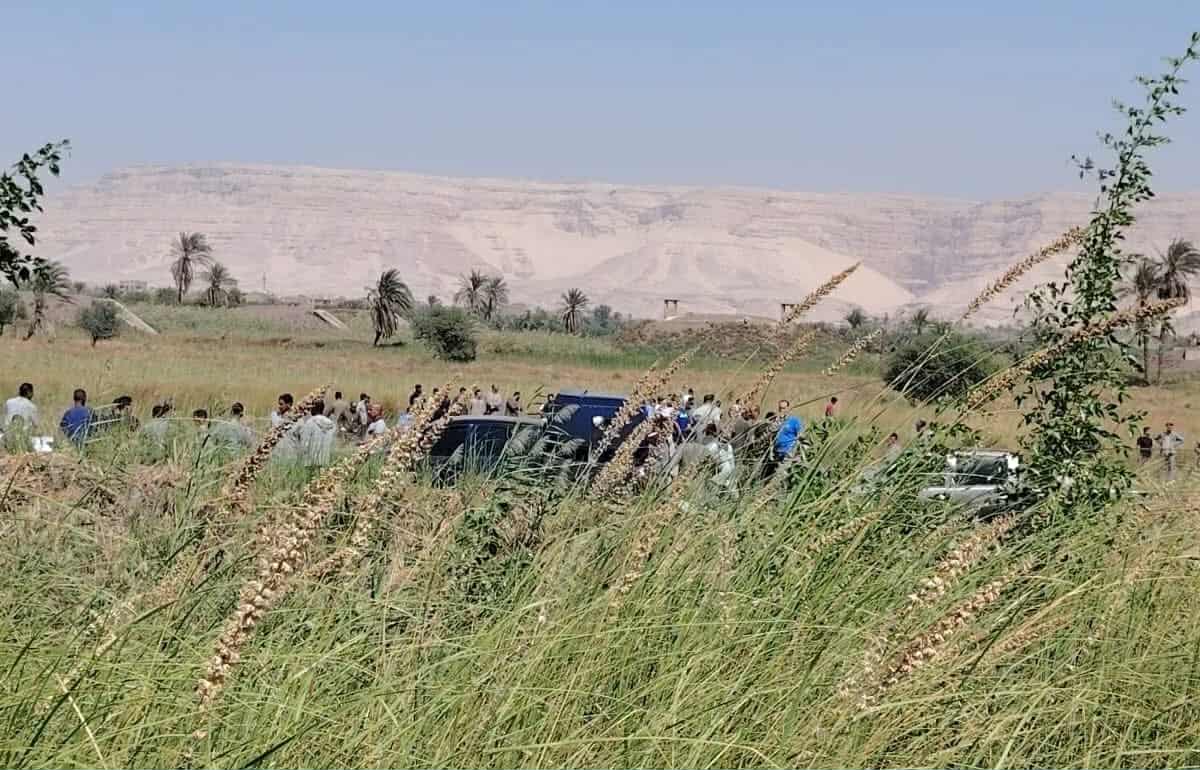 مكان العثور على جثة طالب بزراعات قنا