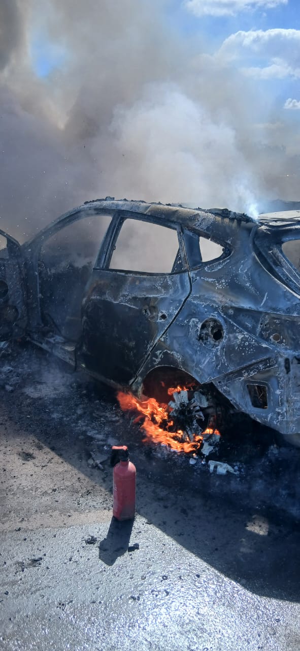 احتراق سيارة 