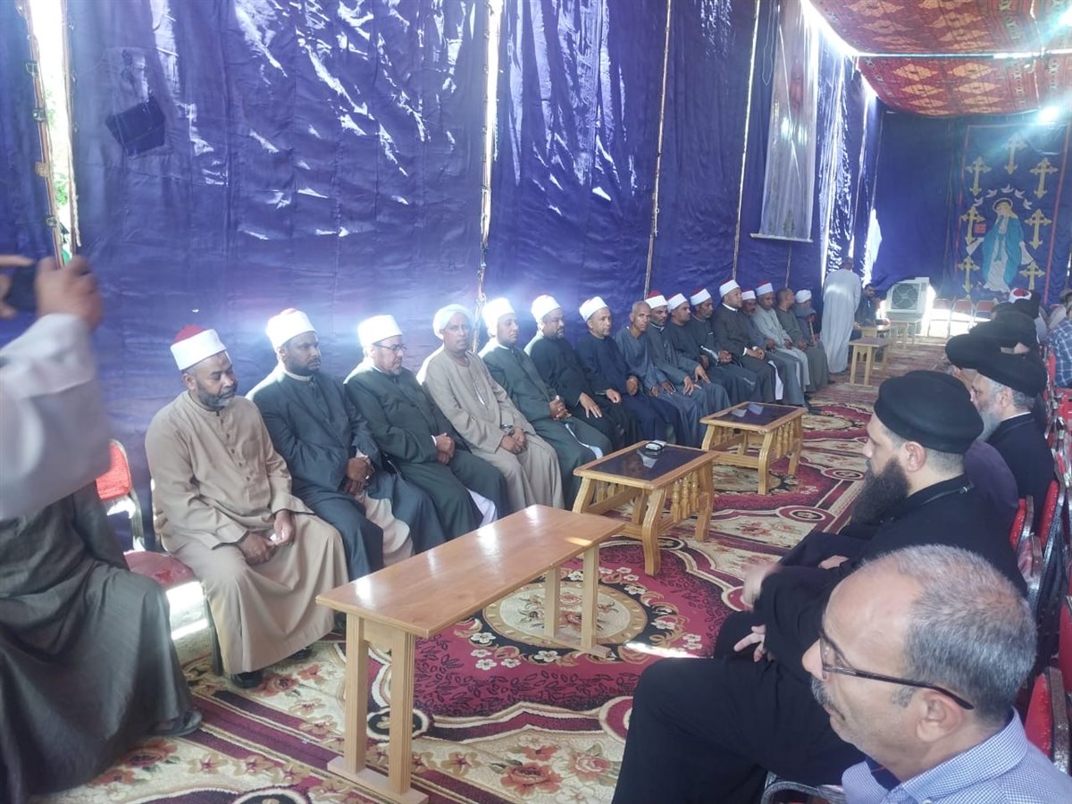 أوقاف الأقصر تقدم واجب العزاء في راعي دير القديسين بالطود