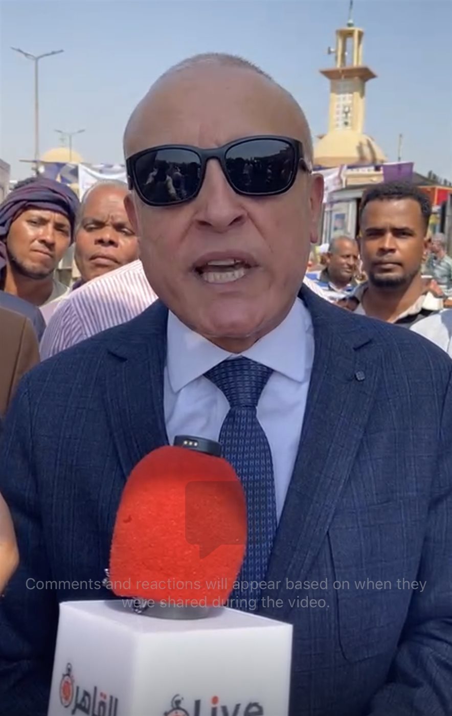 المهندس عبد المطلب عمارة محافظ الأقصر خلال بث القاهرة24