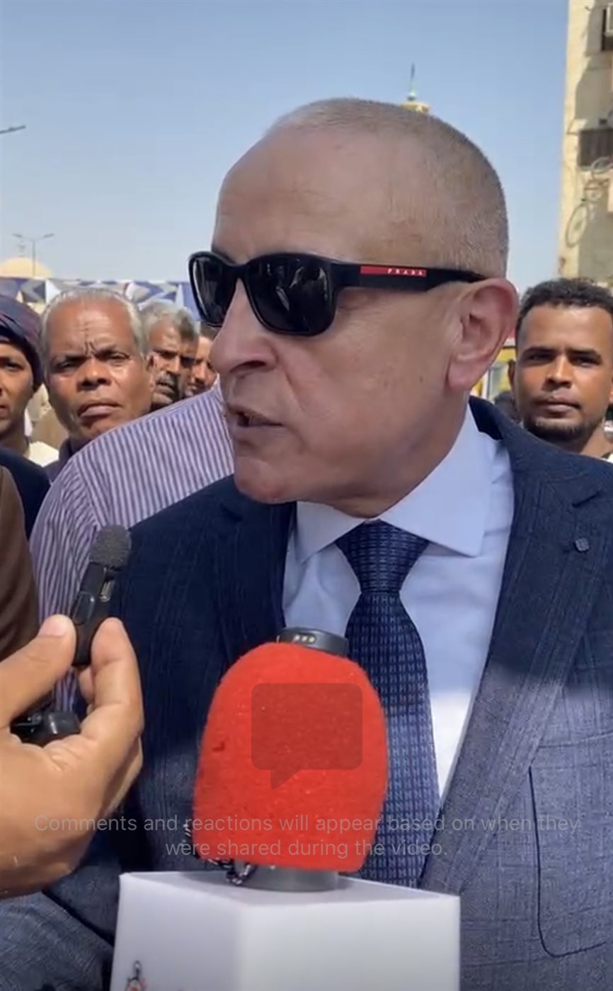 المهندس عبد المطلب عمارة محافظ الأقصر خلال بث القاهرة24