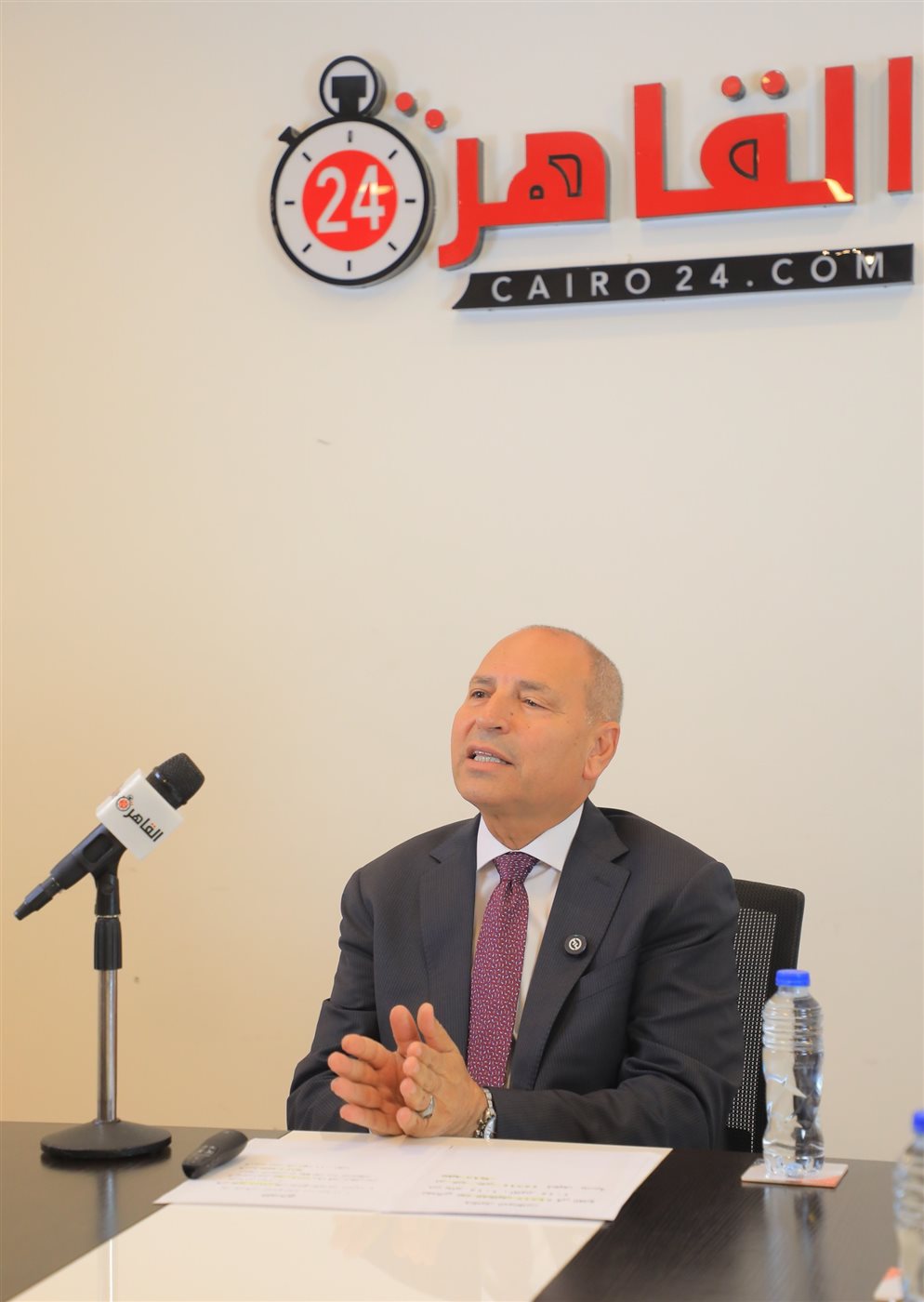 محافظ القاهرة خلال ندوته بـ القاهرة 24