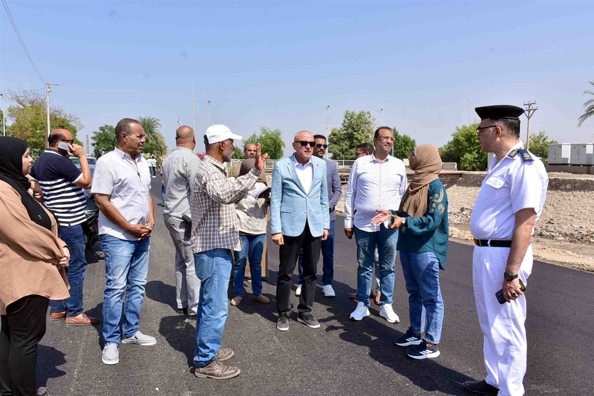 محافظ الأقصر يتفقد المواقع الأثرية 