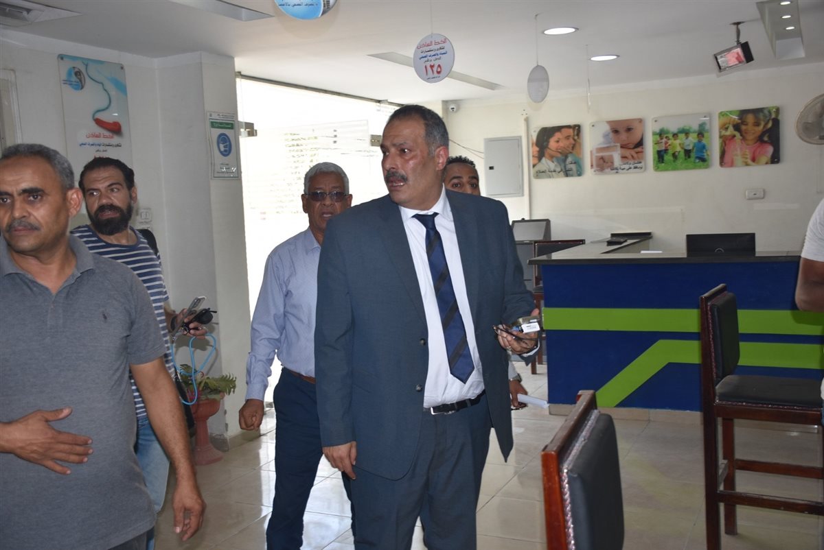 جولة تفقدية لرئيس شركة مياة الأقصر 