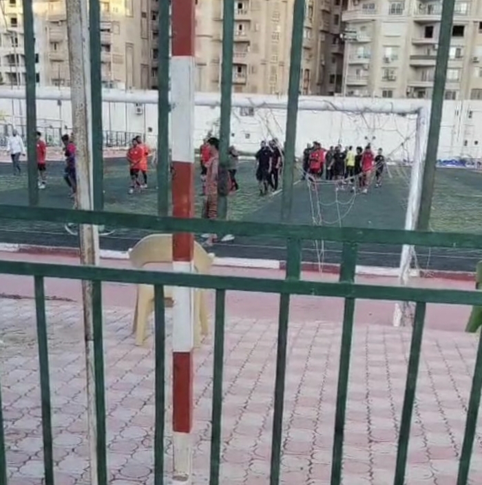 مشاجرة بين جماهير ولاعبي فريقي دمنهور وسبورتنج 