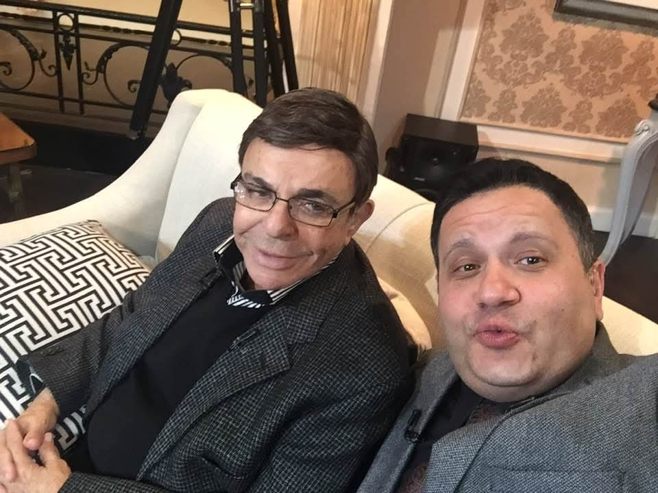 إدوارد مع الراحل سمير صبري 