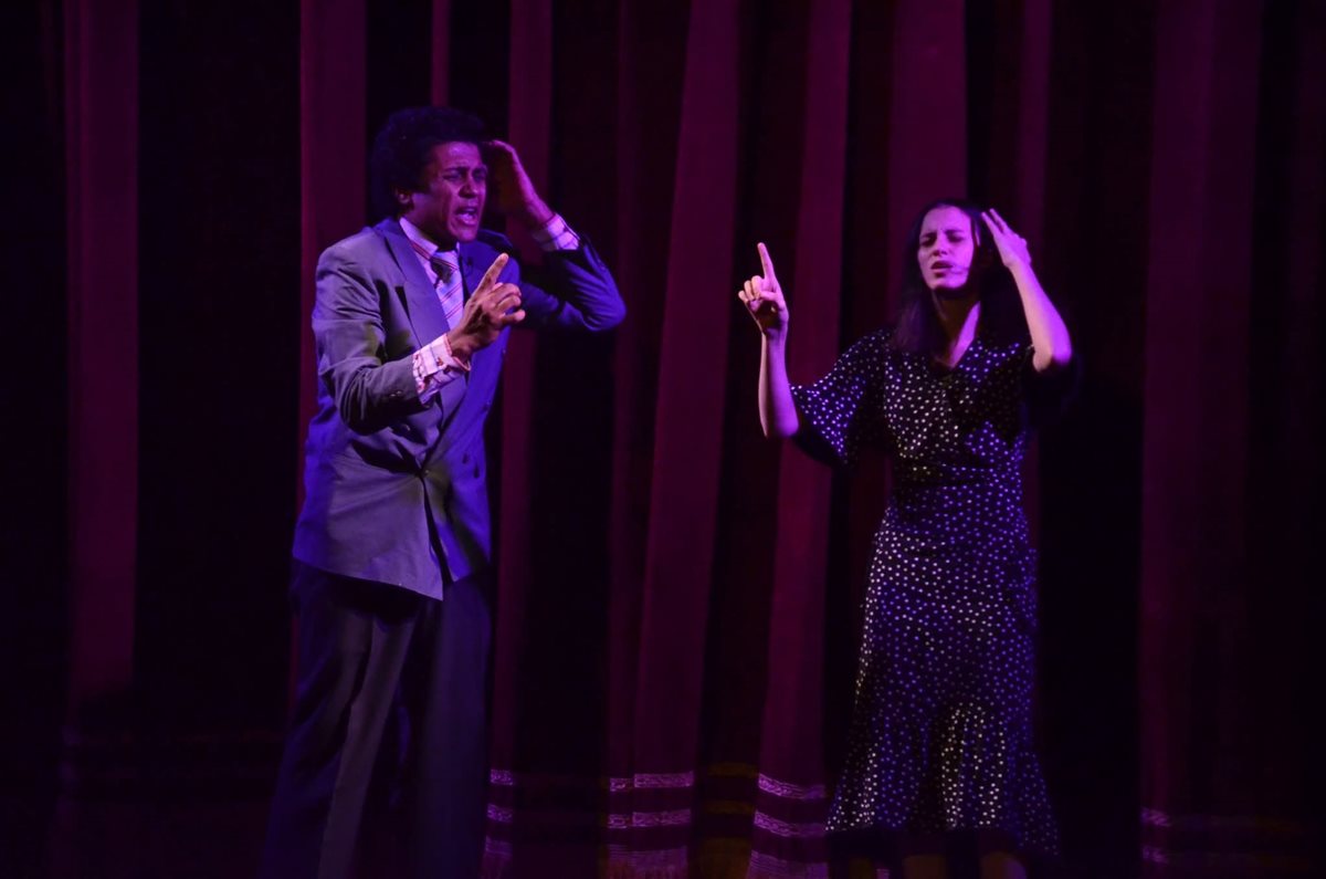 لقطات من العرض الأخير لمهرجان نقابة المهن التمثيلية للمسرح المصري