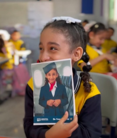 جانب من رد فعل الطلاب 