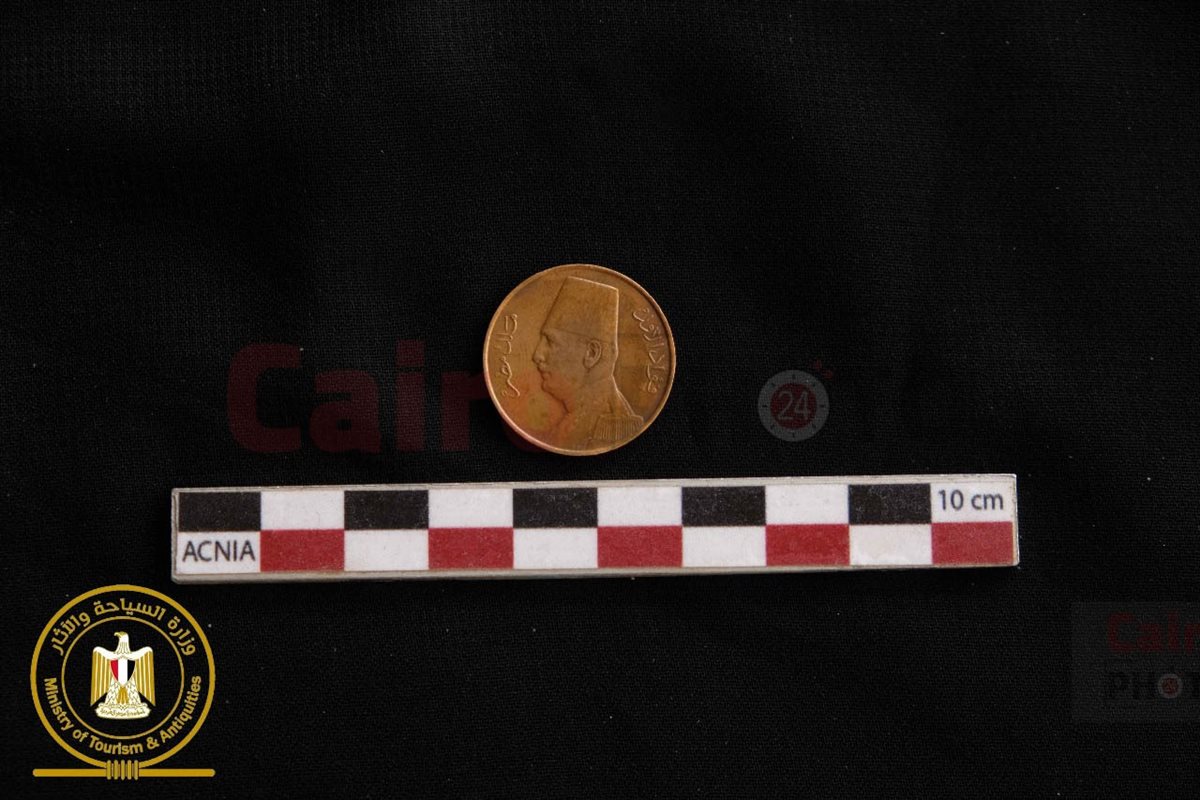 العملات الأثرية المكتشفة 