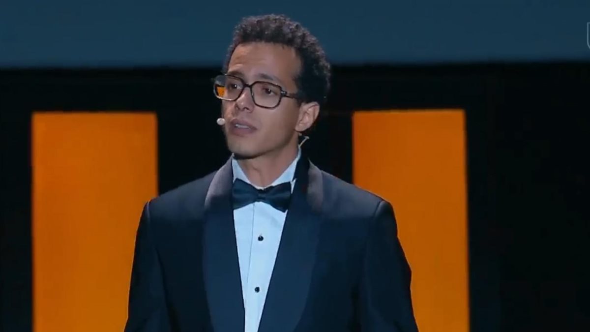 طه دسوقي في حفل افتتاح مهرجان الجونة السينمائي