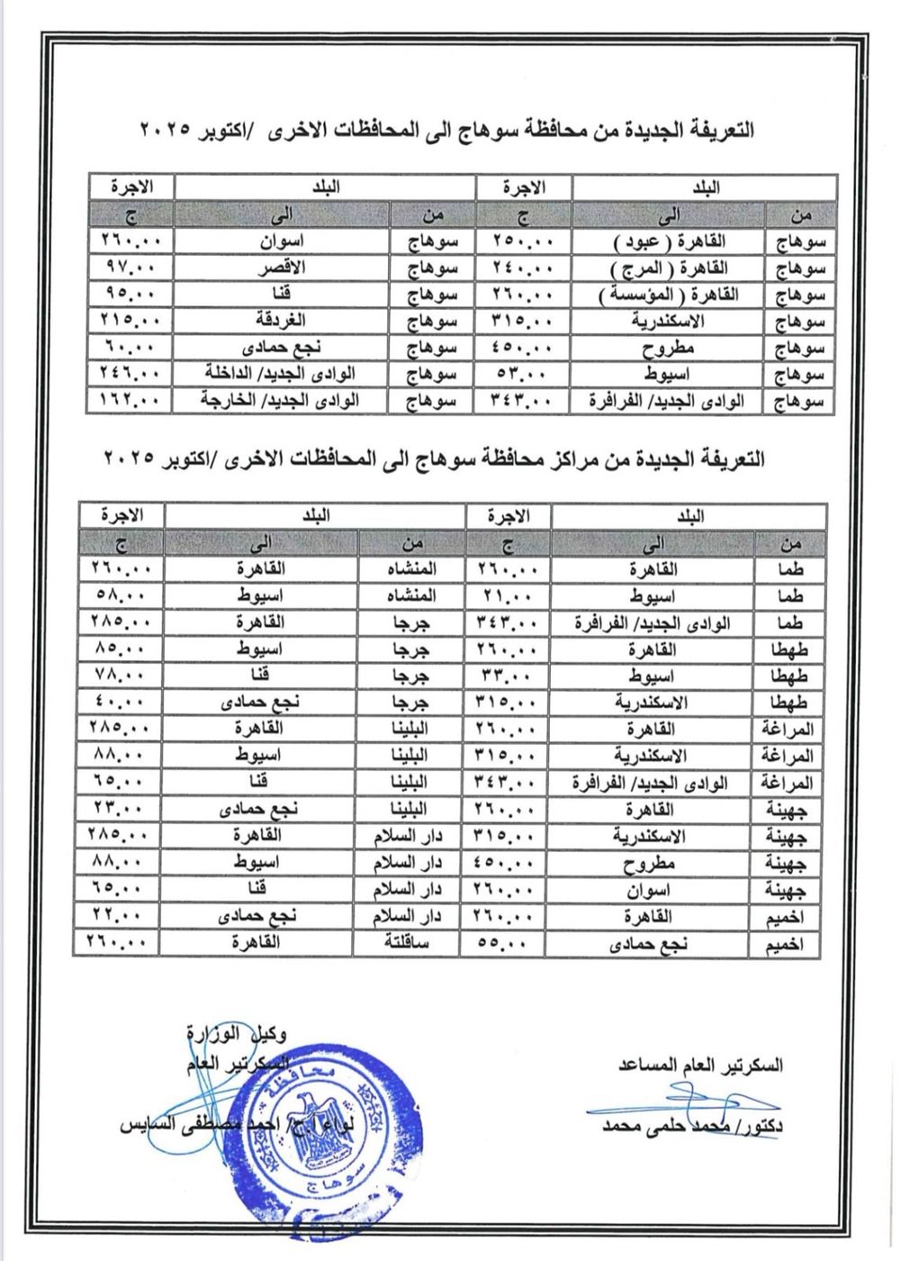 تعديل تعريفة الركوب لسيارات الأجرة