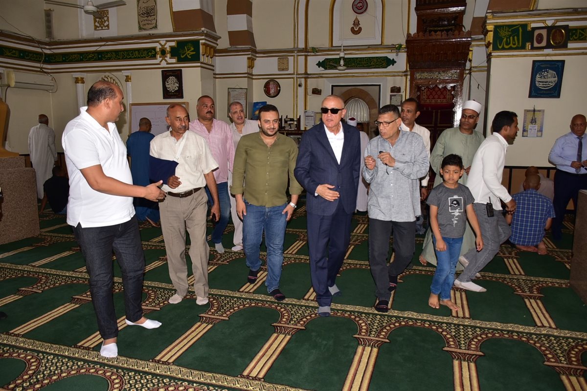 محافظ الأقصر يتفقد تطوير مسجد أحمد النجم 