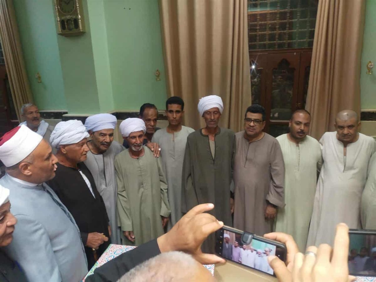 إنهاء خصومة ثأرية بساحة الطيب بالأقصر