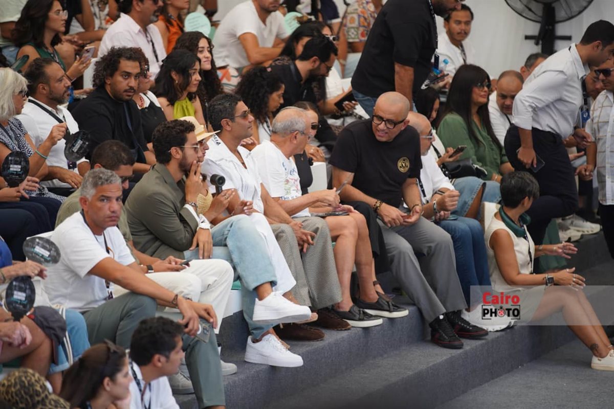 حسين فهمي ومحمود حميدة وآسر ياسين في جلسة عرض مشاريع سينماتك بمهرجان الجونة السينمائي