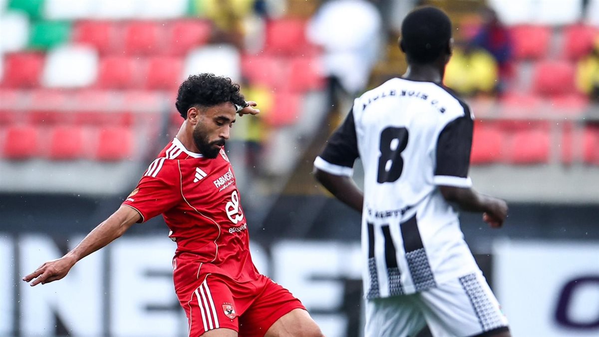 جانب من مباراة الأهلي وإيجل نوار البوروندي