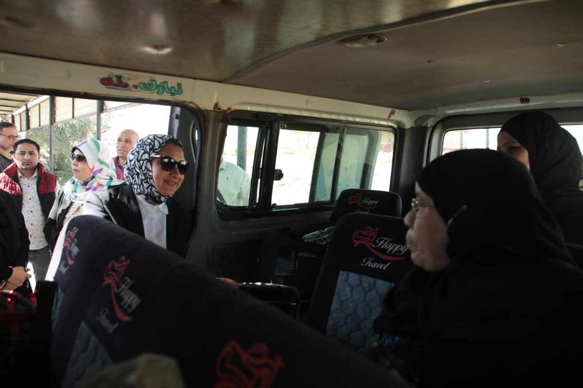 جانب من جولة نائب محافظ الوادي الجديد