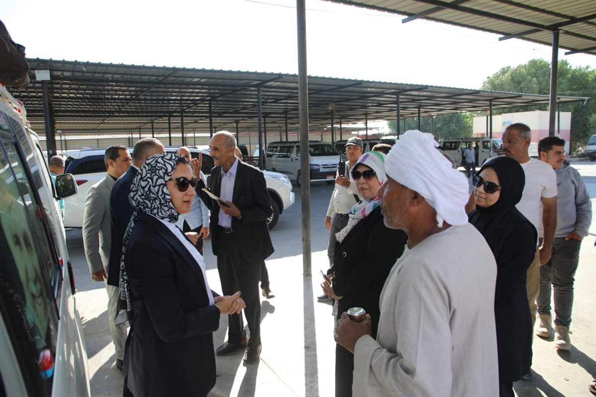 جانب من جولة نائب محافظ الوادي الجديد