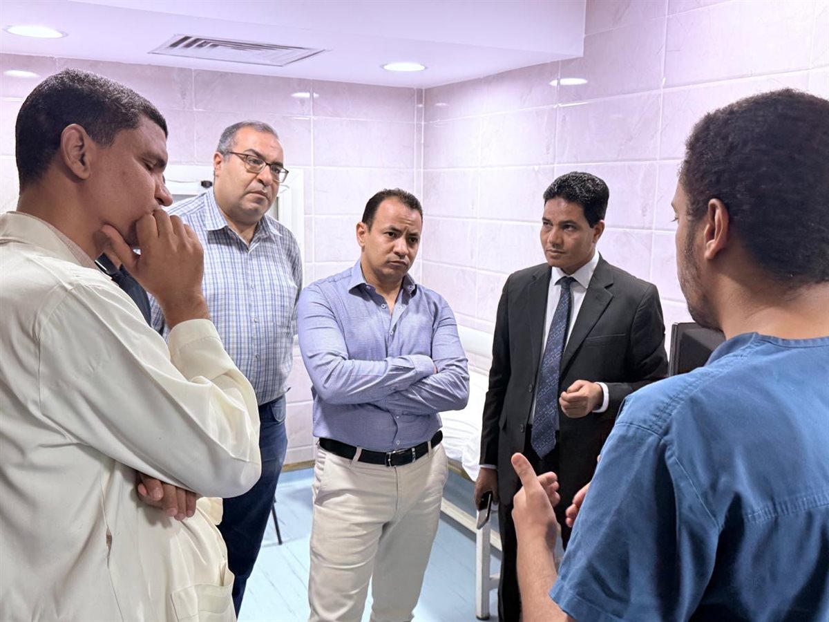 وكيل صحة الأقصر يتفقد مستشفى الحميات 