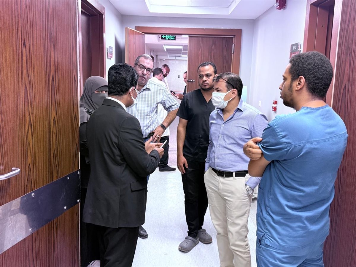 وكيل صحة الأقصر يتفقد مستشفى الحميات 