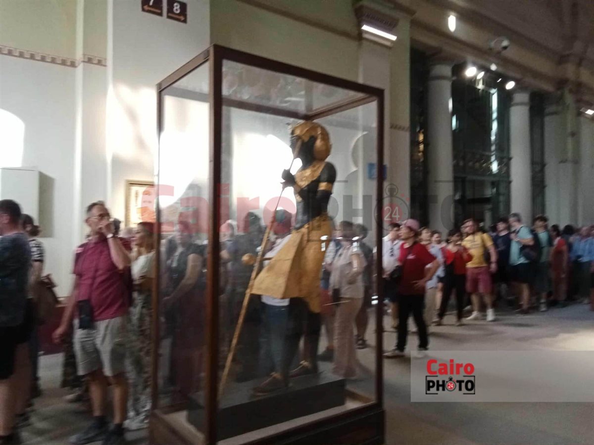  توت عنخ آمون يستعد لرحلته الكبرى إلى المتحف المصري الكبير