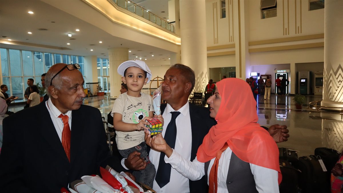 السكة الحديد تستقبل أطفال مستشفي 57357 بمحطة قطارات بشتيل