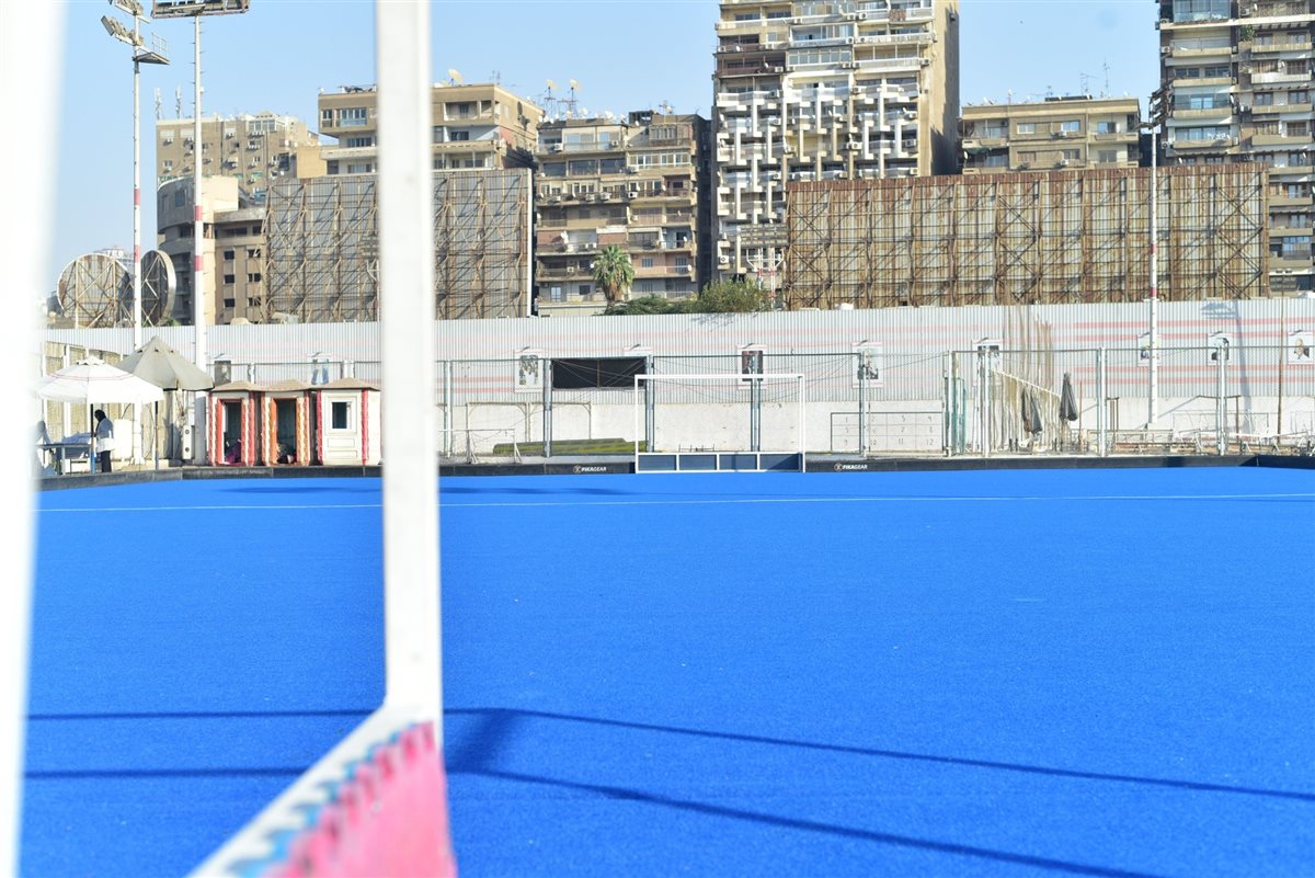 <strong>افتتاح ملعب الهوكي الجديد في نادي الزمالك </strong>