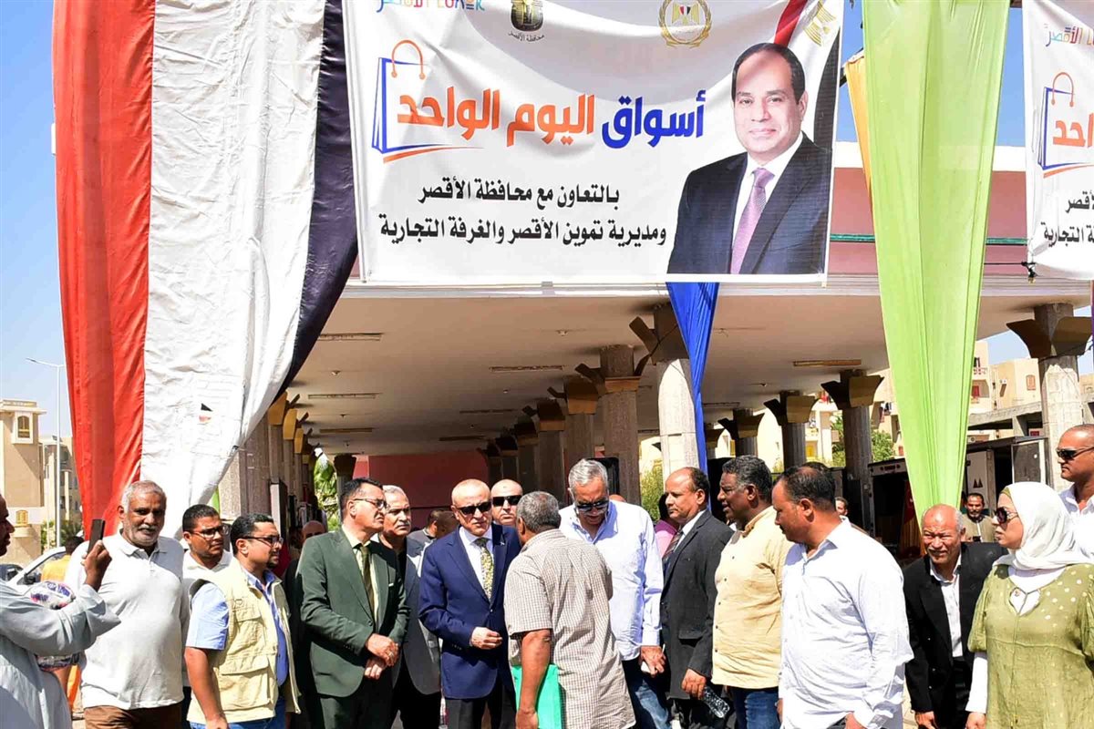 محافظ الأقصر وجولة تفقدية بطيبة