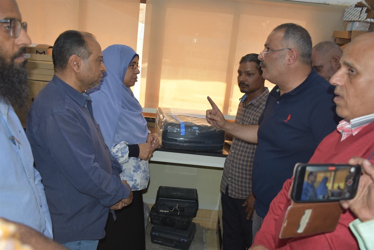 جولة تفقدية لرئيس شركة مياة الأقصر 