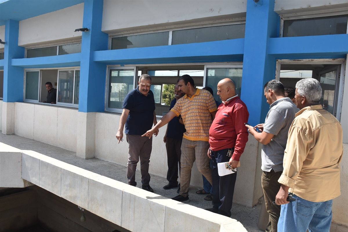 جولة تفقدية لرئيس شركة مياة الأقصر 