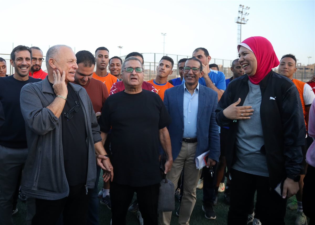 زيارة أبوريدة ومجلس اتحاد الكرة لمعسكر المحكمات (6)