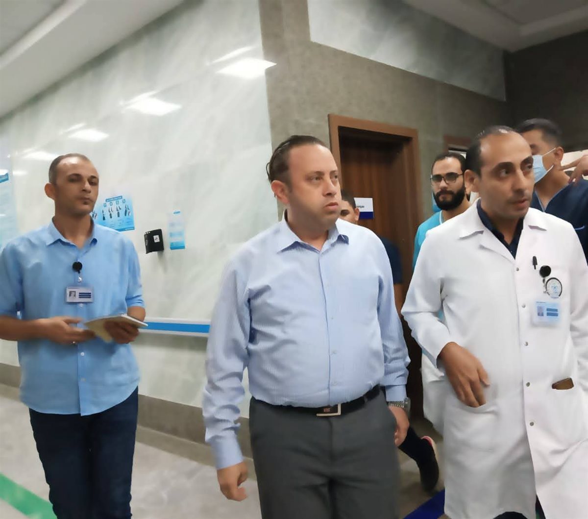 الدكتور أيمن رخا يتفقد مستشفى الرعاية الصحية بطور سيناء