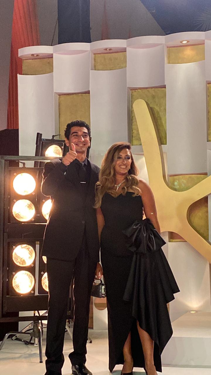 المخرج كريم الشناوي في العرض الأول لفيلمه الجديد 