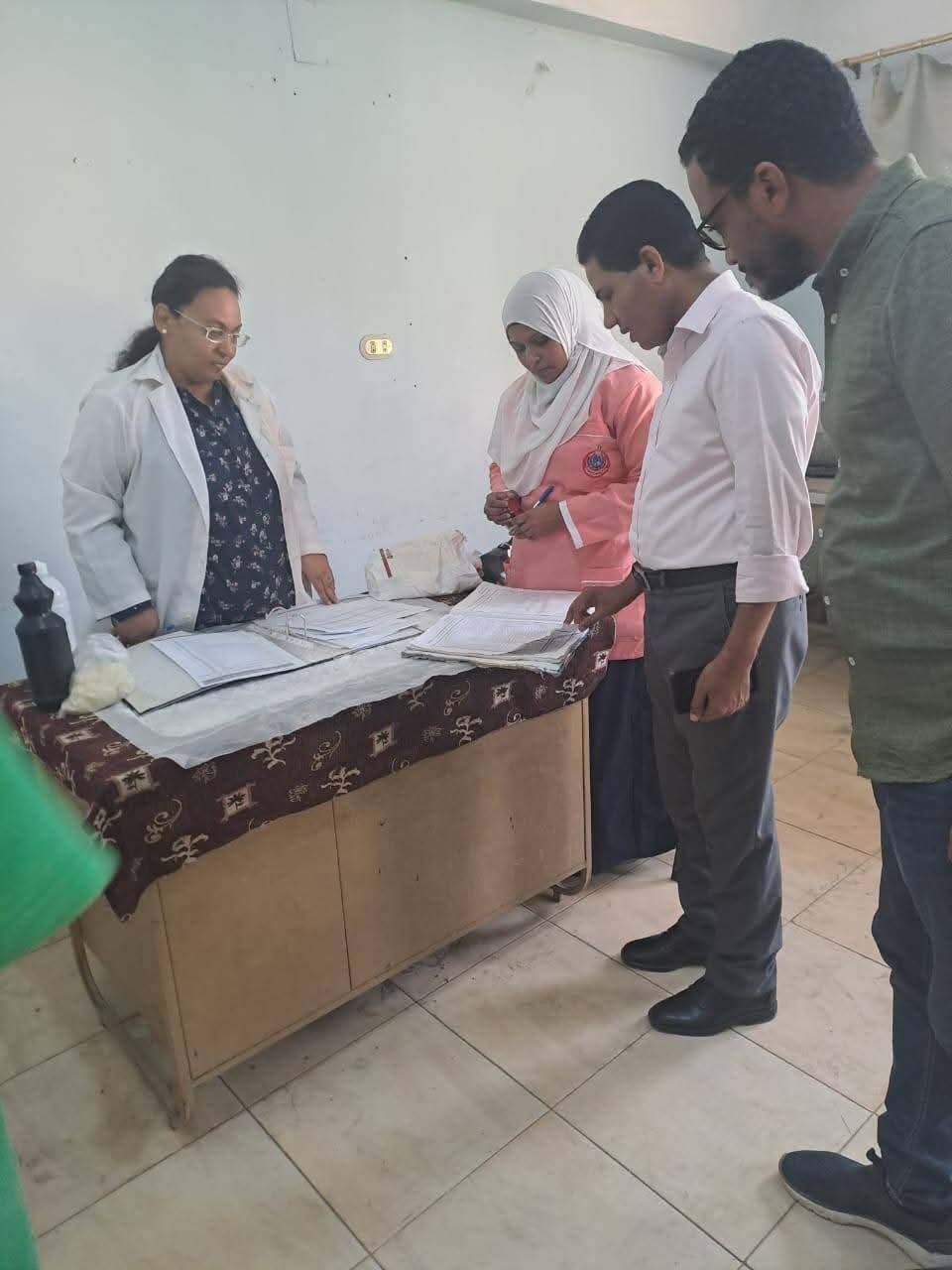 تفقد وكيل وزارة الصحة للوحدات الطبية 