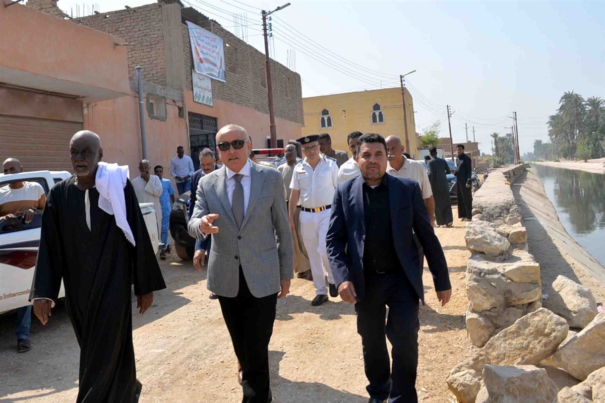 محافظ الأقصر ولقاء مع أهالي منشية النوبة 