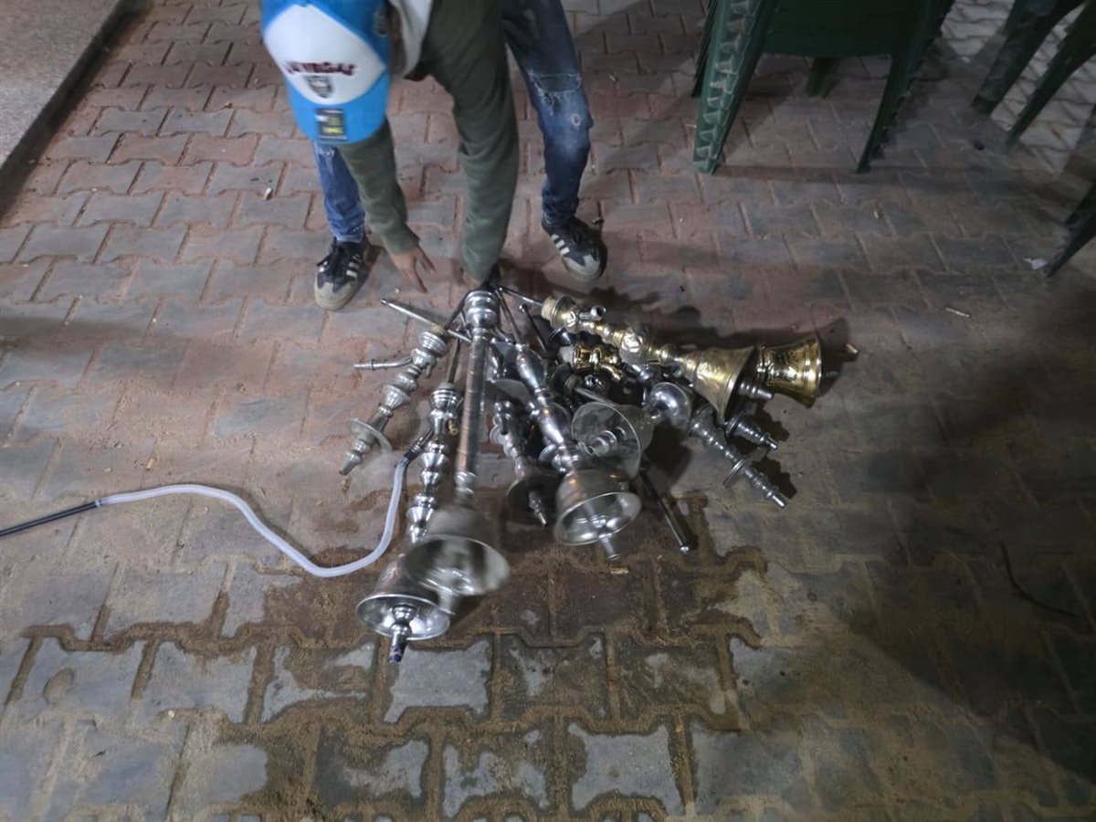 غلق وتشميع 8 مقاهي وكافيهات مخالفة 