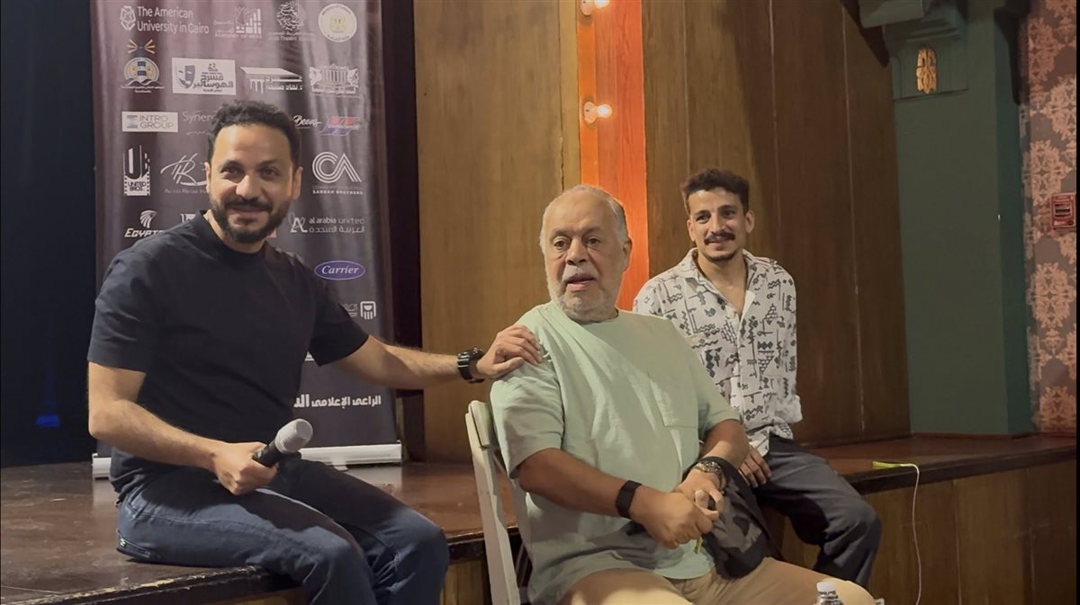 لقطات من ورشة بيتر ميمي لأعضاء نقابة المهن التمثيلية ضمن فعاليات مهرجان المسرح